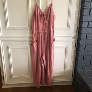 Caslon ladies knit jumpsuit in soft rose 🌹 color